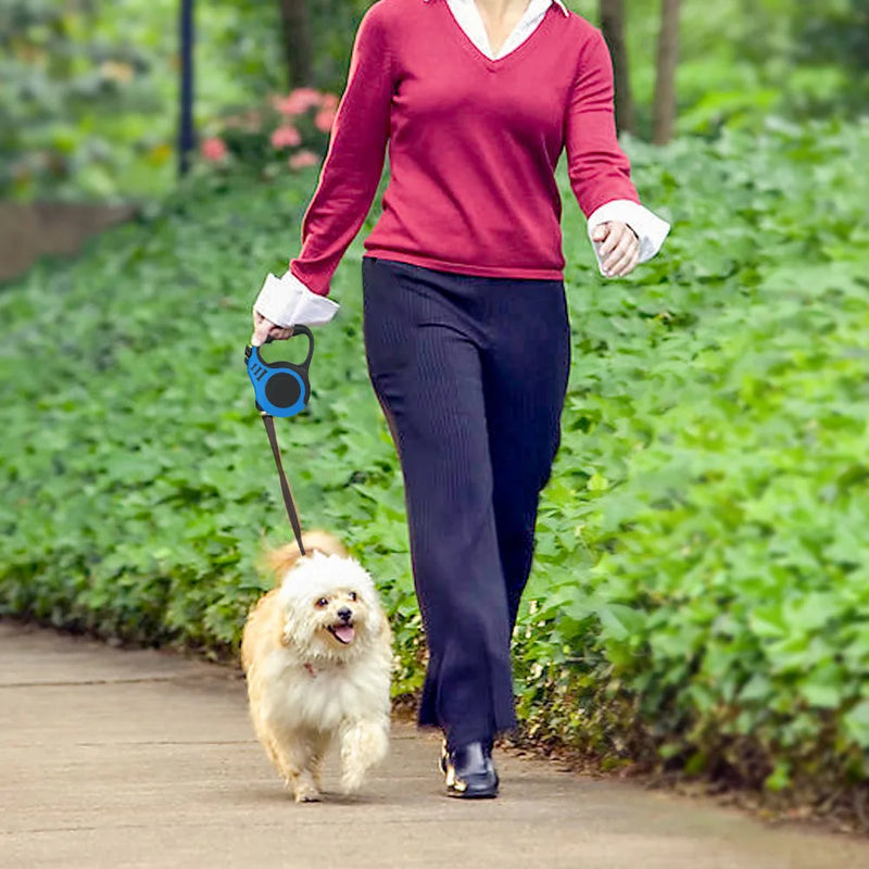 Trela para cães com controle de extensão