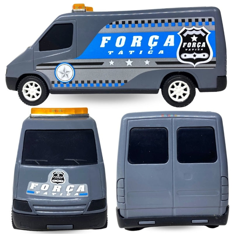 Carrinho De Brinquedo Bombeiro Resgate Policia Ambulância - Força Tática (For