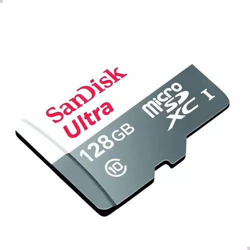 Cartão de Memória SanDisk Ultra SDSQUNR-128G-GN3MA 128gb Adaptador Micro Sd (V